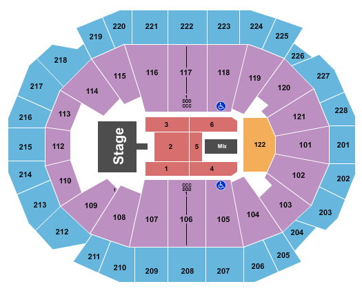 Fiserv Forum New Edition Seating Chart
